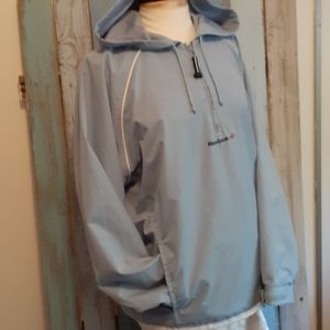 Reebok Ladies Hoodie Half-zip Sz L